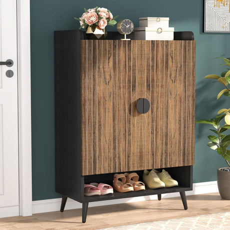 Shoe Cabinet With Doors, 7 Tier Storage Organizer HouseOfZazla