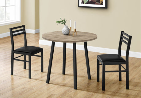 3 Pieces Dining Table Set, Small, Drop Leaf, Contemporary & Modern HouseOfZazla