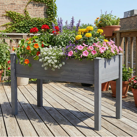 Elevated Raised Garden Bed For Outdoor HouseOfZazla