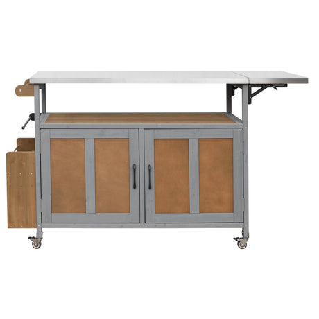 Foldable Outdoor Kitchen Island Patio Mobile Kitchen Cart HouseOfZazla