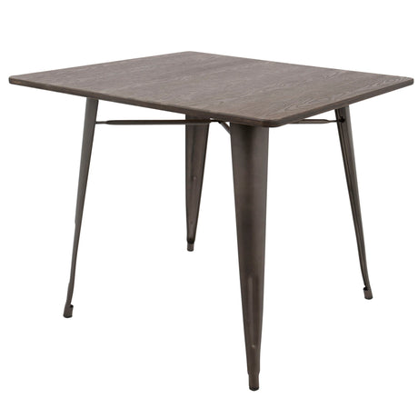 Oregon - Industrial / Farmhouse Dining Table - Espresso HouseOfZazla