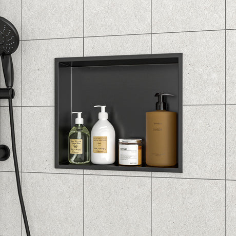 Stainless Steel Shower Niche With Seamless Design For Bathroom Storage HouseOfZazla