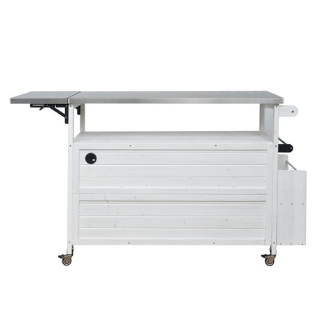 Foldable Outdoor Kitchen Island Patio Cart with Storage HouseOfZazla