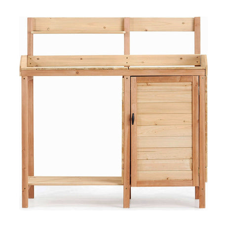Outdoor Potting Bench Table With Sink, Garden Workstation HouseOfZazla