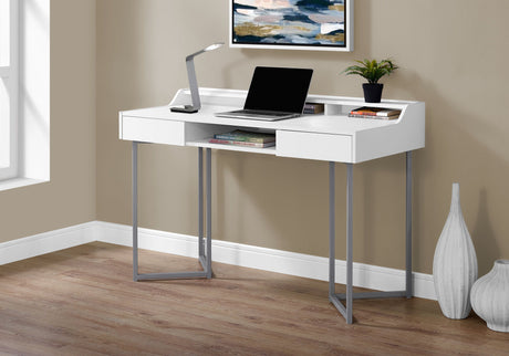 Computer Desk For Home Office, Ample Storage, Contemporary & Modern HouseOfZazla