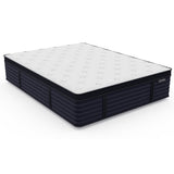 Diamond Hughes King Size Latex Hybrid Mattress with Luxurious Euro-Top and Zoned Coil Support