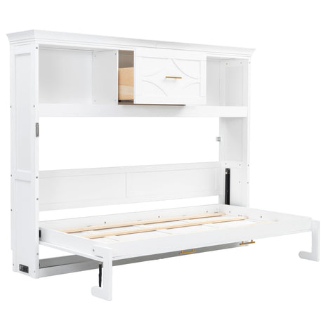 Murphy Bed With Charging Station and Drawer HouseOfZazla