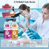 Epoxy Resin 32Oz Kit Crystal Clear-Not Yellowing and No Bubble Self Leveling Easy Mix 1:1 Casting & Coating WoodArtSupply