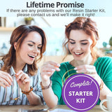 Epoxy Resin Kit 208 Pcs Make Jewelry with Epoxy Resin Starter Kit Molds Silicone Kit Bundle Dried Flowers, Mica WoodArtSupply