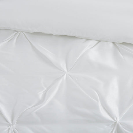 7 Piece Tufted Comforter Set White HouseOfZazla