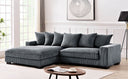 Luxe - Oversized 2 Piece Sectional Couches For Living Room, L Shaped Sofa With Chaise HouseOfZazla
