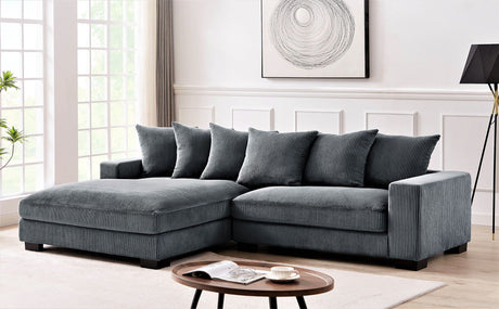 Luxe - Oversized 2 Piece Sectional Couches For Living Room, L Shaped Sofa With Chaise HouseOfZazla