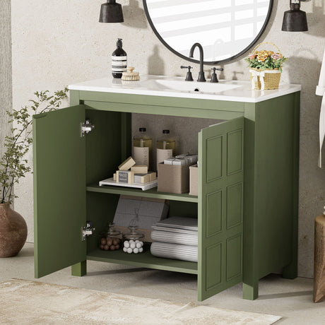 Bathroom Vanity Organizer With Sink, Combo Cabinet Set, Bathroom Storage Cabinet HouseOfZazla