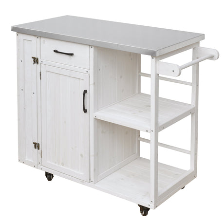 Outdoor Kitchen Island Fir Wood Prep Station HouseOfZazla
