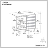 Clarkson - Wine Cabinet - Brown