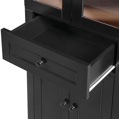Bathroom Storage Cabinet, Adjustable Shelves & Drawer, Freestanding Tower HouseOfZazla