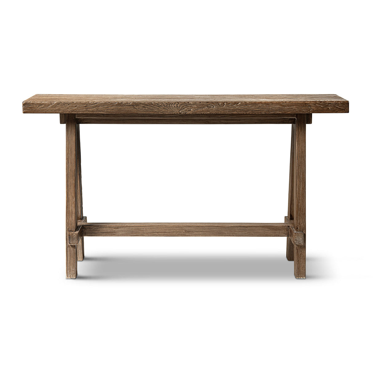 Hawthorne 60'' Solid Reclaimed Elm Trestle Console Table