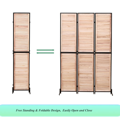 Rustic 3 Panel Room Dividers And Folding Privacy Screen HouseOfZazla