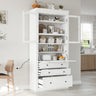 TOPMAX 36 x 16.5 x 78 Inch Freestanding Kitchen Pantry Storage Cabinet HouseOfZazla
