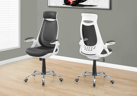 Office Chair, Adjustable Height, Swivel, Ergonomic, Armrests, Contemporary & Modern HouseOfZazla