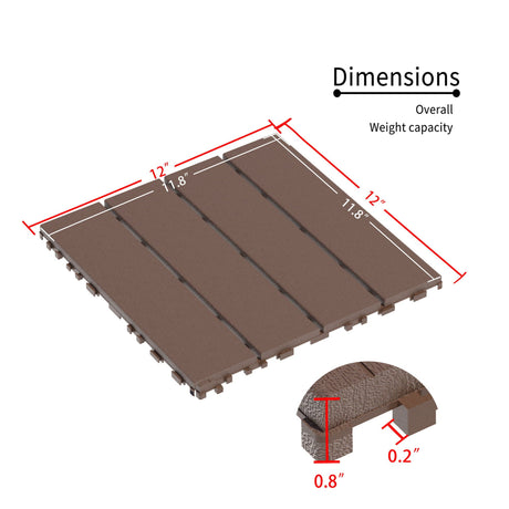 Interlocking Deck Tiles 44 Pack For Backyard HouseOfZazla
