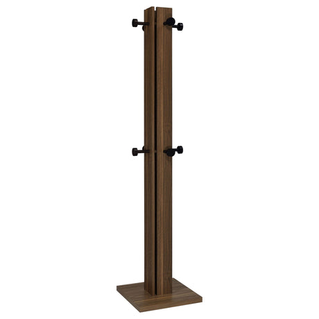 Rawlins - Coat Rack With 8 Hooks - Walnut HouseOfZazla