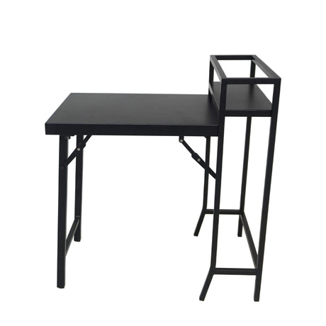 3 Piece Patio Bistro Set, Patio Set Of Foldable Patio Table And Chairs, Outdoor Patio Furniture Sets - Black HouseOfZazla