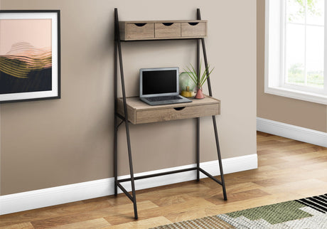 Contemporary Computer Desk for Home Office with Storage Drawers HouseOfZazla
