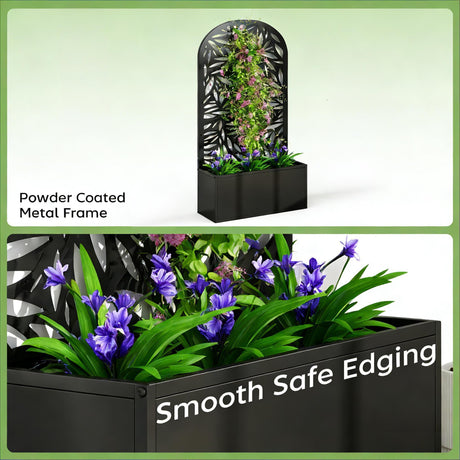Curved Raised Garden Bed, Generous Planter Box, Versatile Garden Box HouseOfZazla