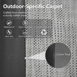 8x16Ft Resin Outdoor Storage Shed with Carpet