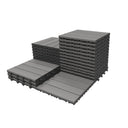 27 Pcs Interlocking Deck Tiles 12" x 12" HDPE Outdoor Flooring HouseOfZazla