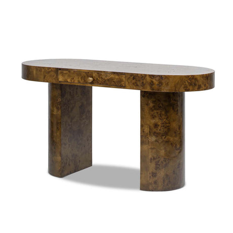 Jesse - Single Drawer Oval Computer Desk HouseOfZazla