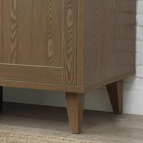 Modern 60 Inch TV Stand in Classic Walnut Finish HouseOfZazla