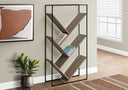 3-Tier Contemporary Bookshelf with Reclaimed Wood Finish HouseOfZazla