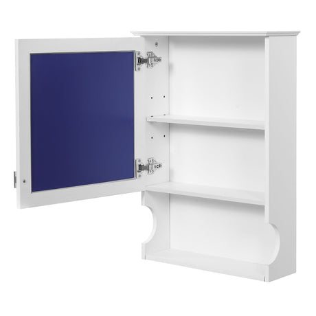 Wall Mounted Bathroom Storage Cabinet With Mirror, Soft Closing Hinges HouseOfZazla