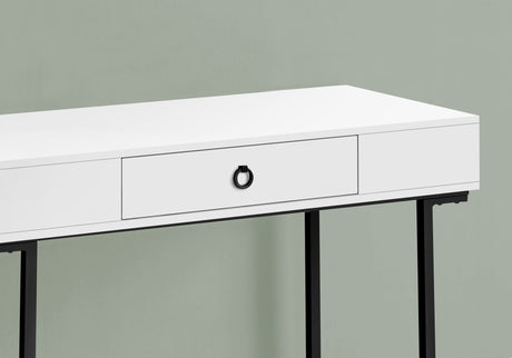 Computer Desk For Home Office, Glossy, Storage Drawer HouseOfZazla