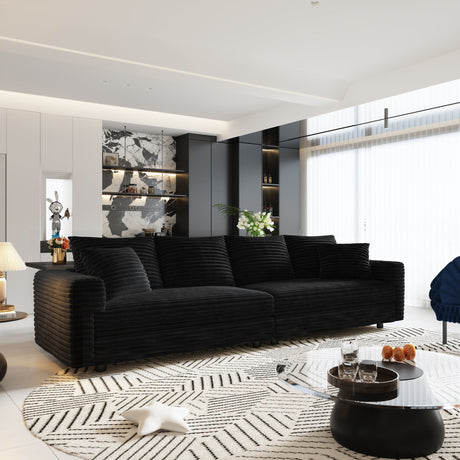 Modern Comfy Upholstered Sofa Cloud Couch & Deep Seat Couches HouseOfZazla