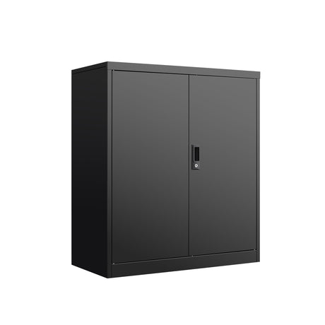 Metal Storage Cabinet With Locking Doors And Adjustable Shelf, Folding Filing Storage Cabinet, Folding Storage Locker Cabinet For Home Office, School, Garage HouseOfZazla