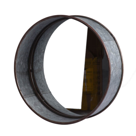 Farmhouse Round Metal Wall Planter (Set of 5) - Gray HouseOfZazla
