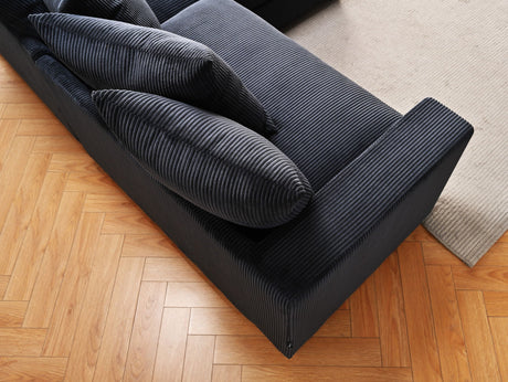 Luxe - Oversized 2 Piece Sectional Couches For Living Room, L Shaped Sofa With Chaise HouseOfZazla