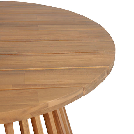 Acacia Wood Patio Coffee Table HouseOfZazla