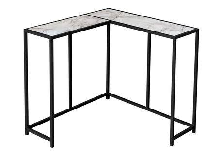 Corner Accent Console Table For Entryway, Unique L-Shaped Design HouseOfZazla