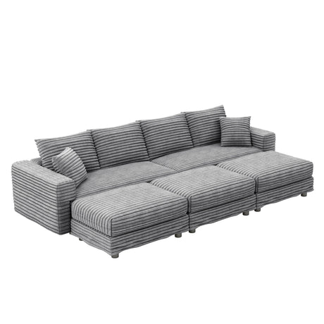 Modern Comfy Upholstered Sofa Cloud Couch & Deep Seat Couches HouseOfZazla