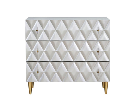 Anson Console Cabinet - Silver / Champagne HouseOfZazla
