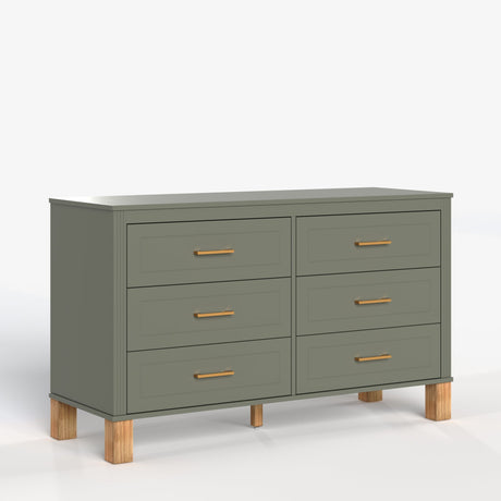 6-Drawer Double Dresser in Olive HouseOfZazla