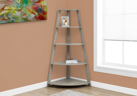 4-Tier Corner Bookshelf, Modern & Contemporary Style HouseOfZazla