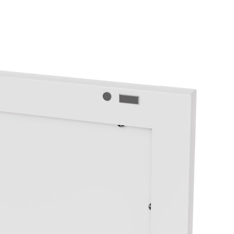 Tall Bathroom Storage Cabinet, 5-Tier Narrow With 2 Doors & Adjustable Shelves, Freestanding - White HouseOfZazla