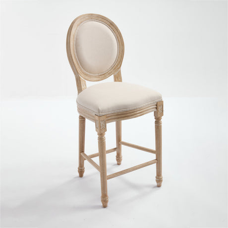 French Country 26'' Height Bar Chairs Set of 2 HouseOfZazla