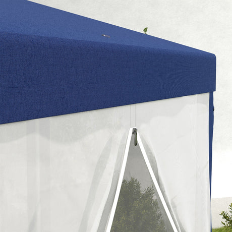 Outsunny 13' x 11' Outdoor Party Tent with Protective Mesh Sidewalls HouseOfZazla