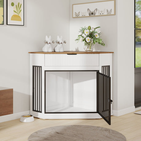 Corner Dog Crate HouseOfZazla